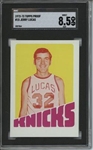 1972 Topps #15 jerry Lucas 9 card progressive proof.